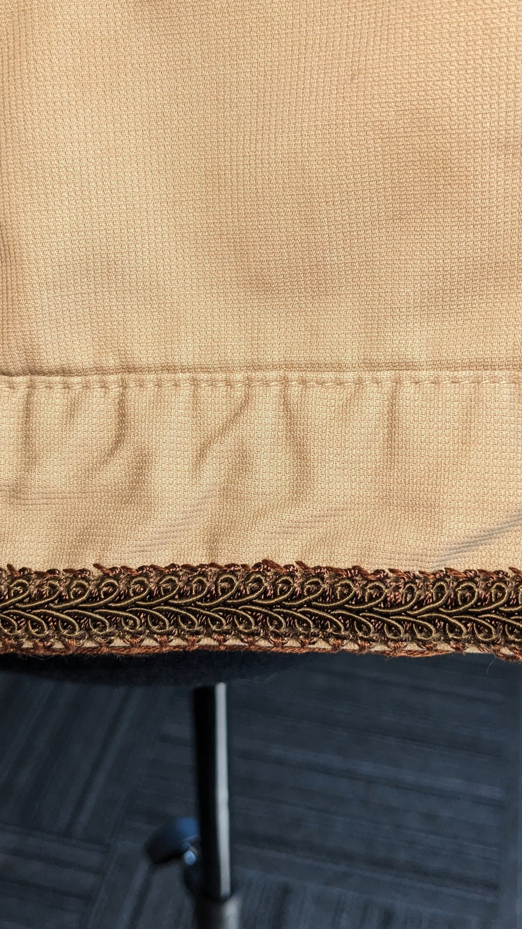 Cherry Blossom Tan Button Up Jacket